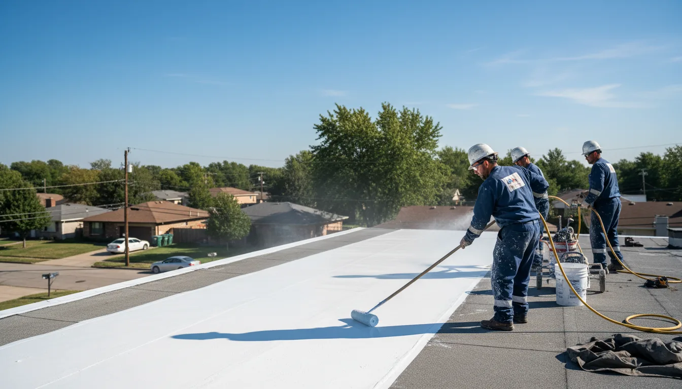 Commercial roof coating in Bluff City, AR near me
